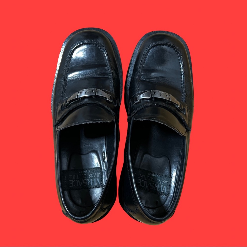 Versace Jeans Couture Penny Loafers 90s Size 8.5